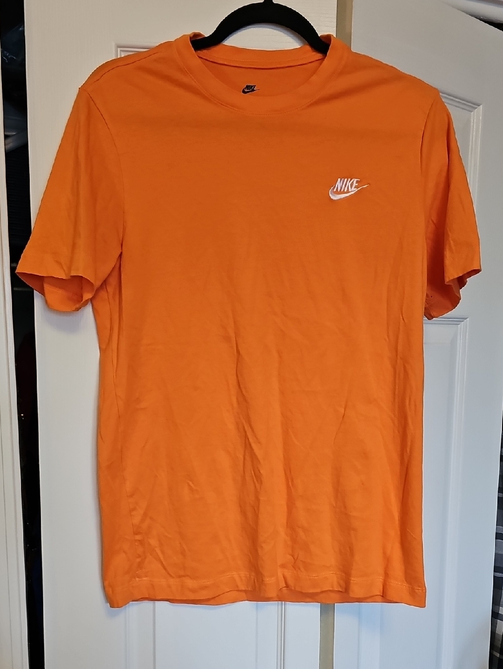 Nike Orange Short Sleeve Logo Tee